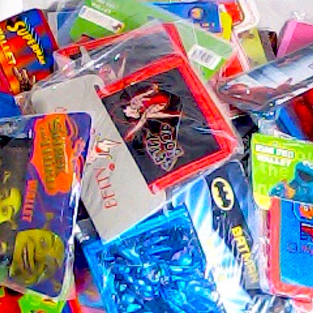 Lot of Brand Name Kids Wallets - Boys, Girls, and Unisex Wallets